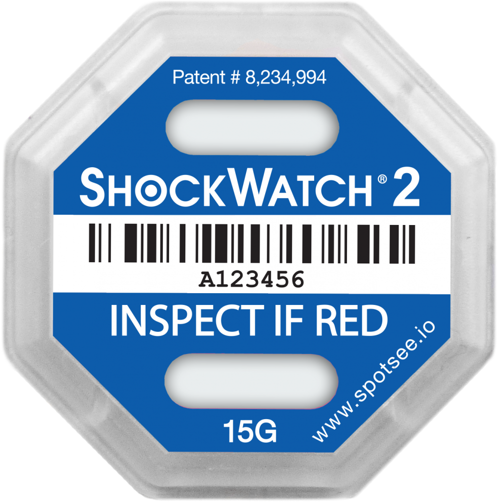Spotsee Shockwatch 2 schok indicator
